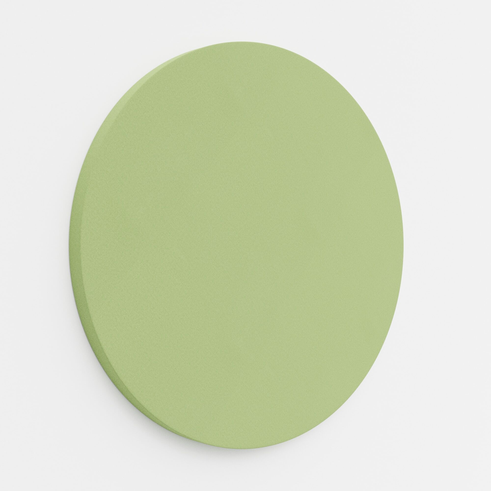 Fabric Wrapped Wall Panel - 25mm Circle - Lucia 14_Apple