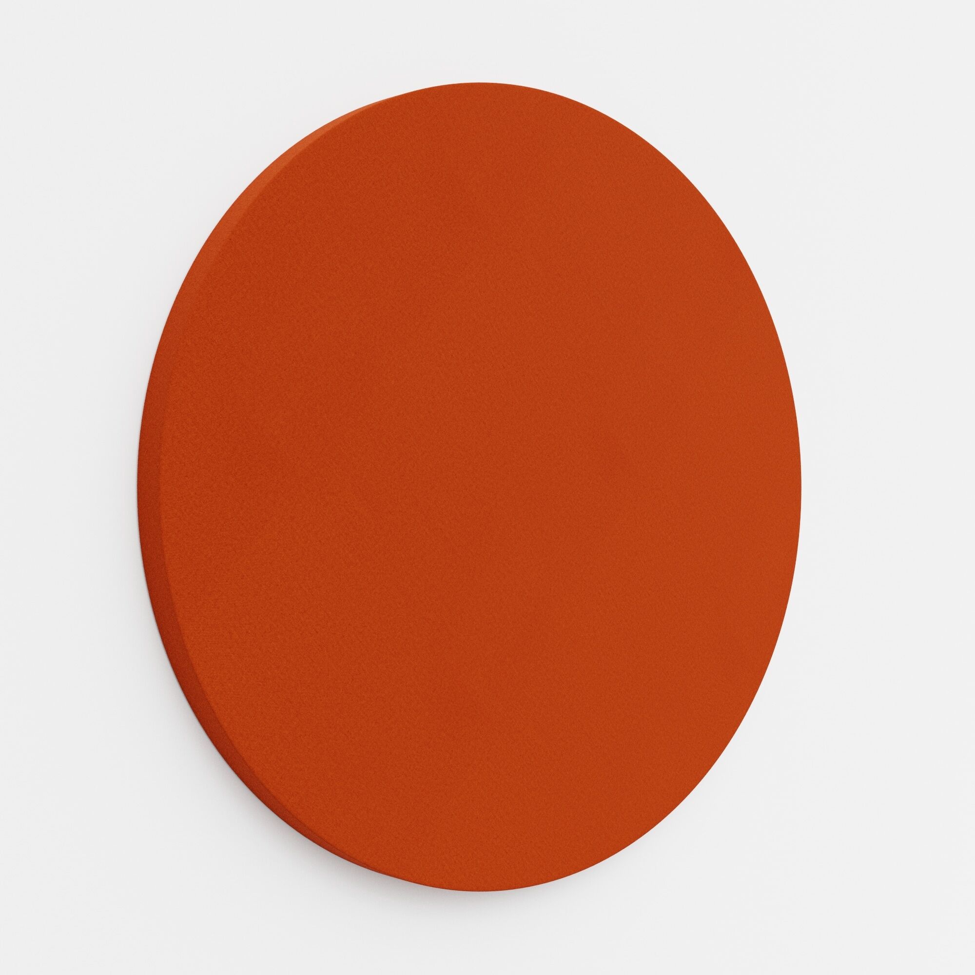 Fabric Wrapped Wall Panel - 25mm Circle - Lucia 1_Lobster