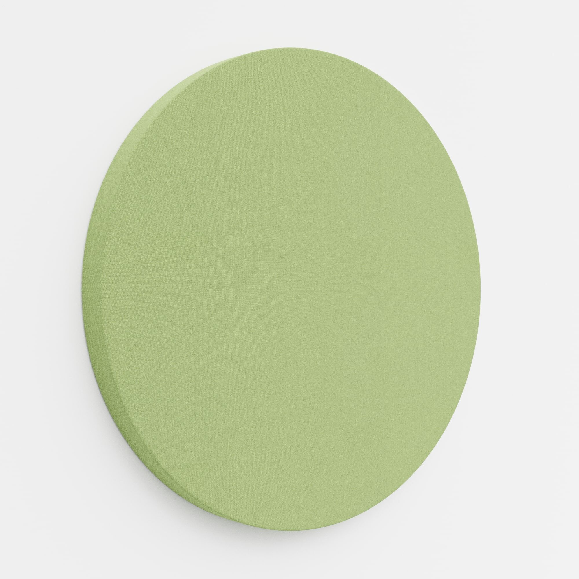 Fabric Wrapped Wall Panel - 40mm Circle - Lucia 14_Apple
