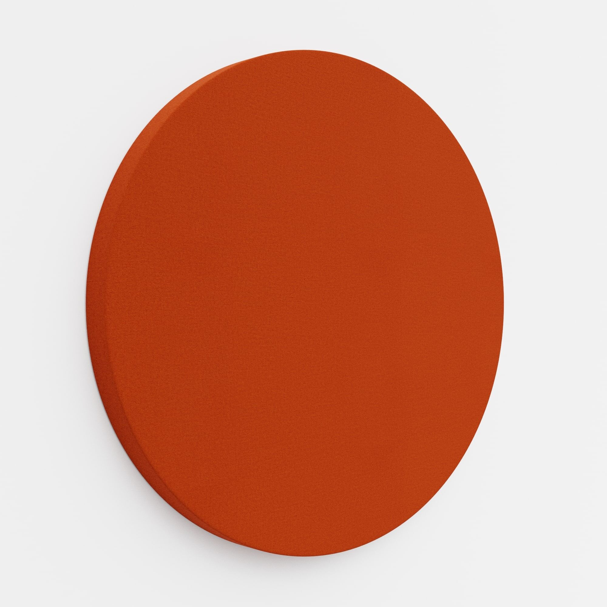 Fabric Wrapped Wall Panel - 40mm Circle - Lucia 1_Lobster