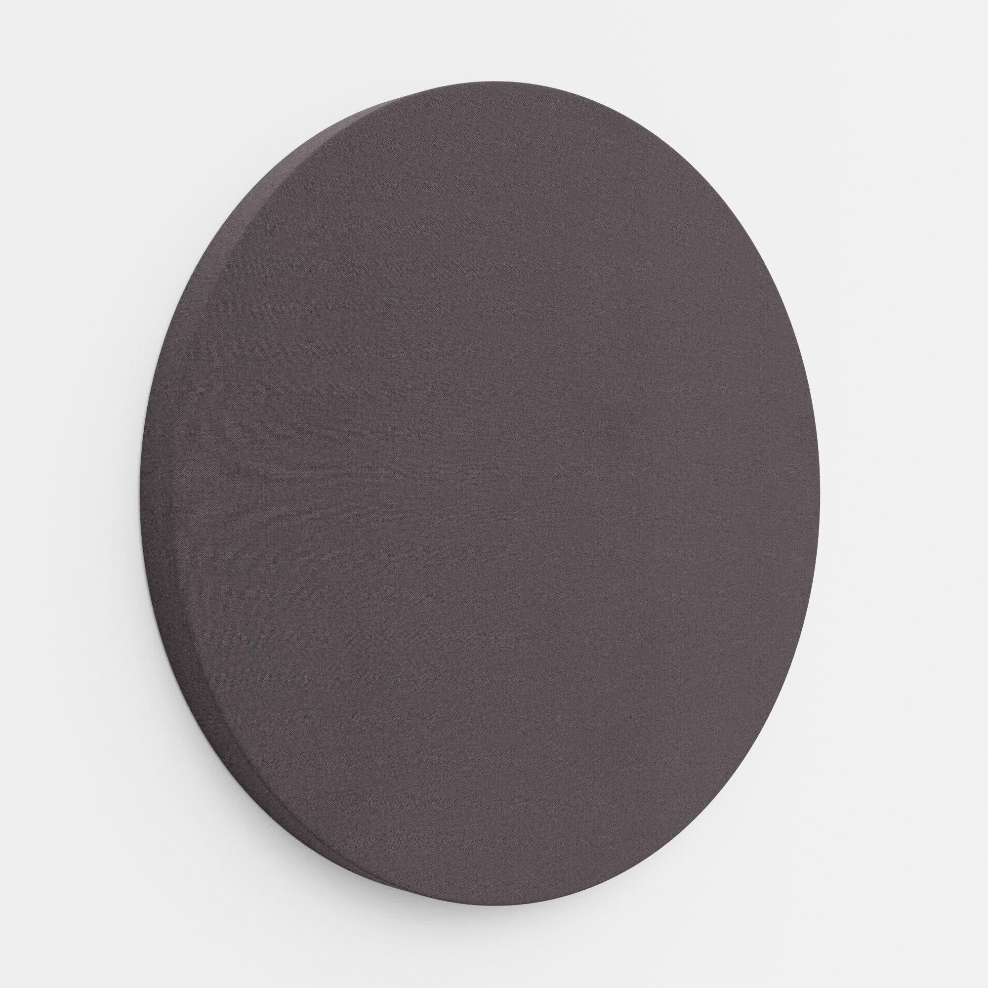 Fabric Wrapped Wall Panel - 40mm Circle - Lucia 21_Blizzard