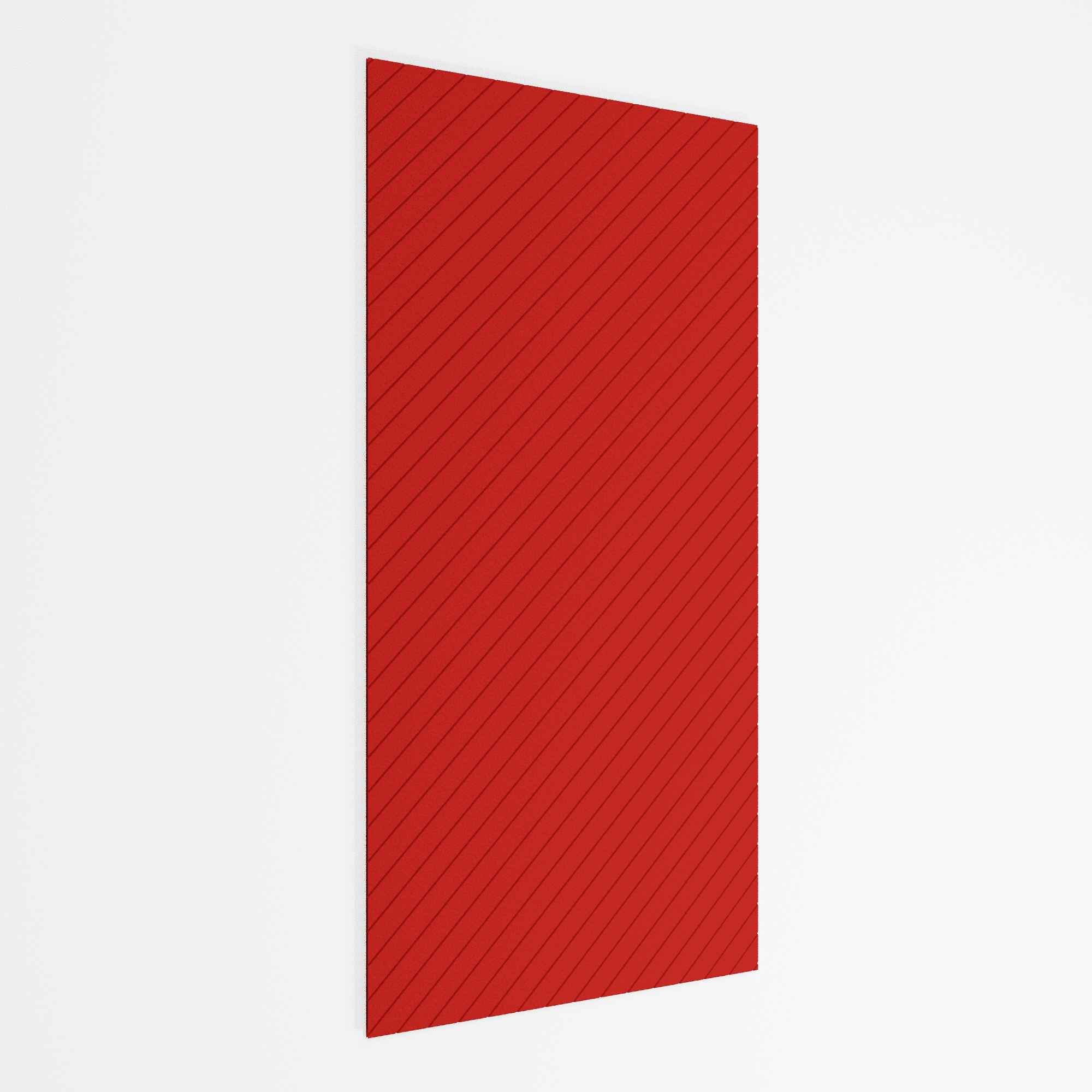 PET-Groove-Wall-Panel---Diagonal-Right---PET-15_Red