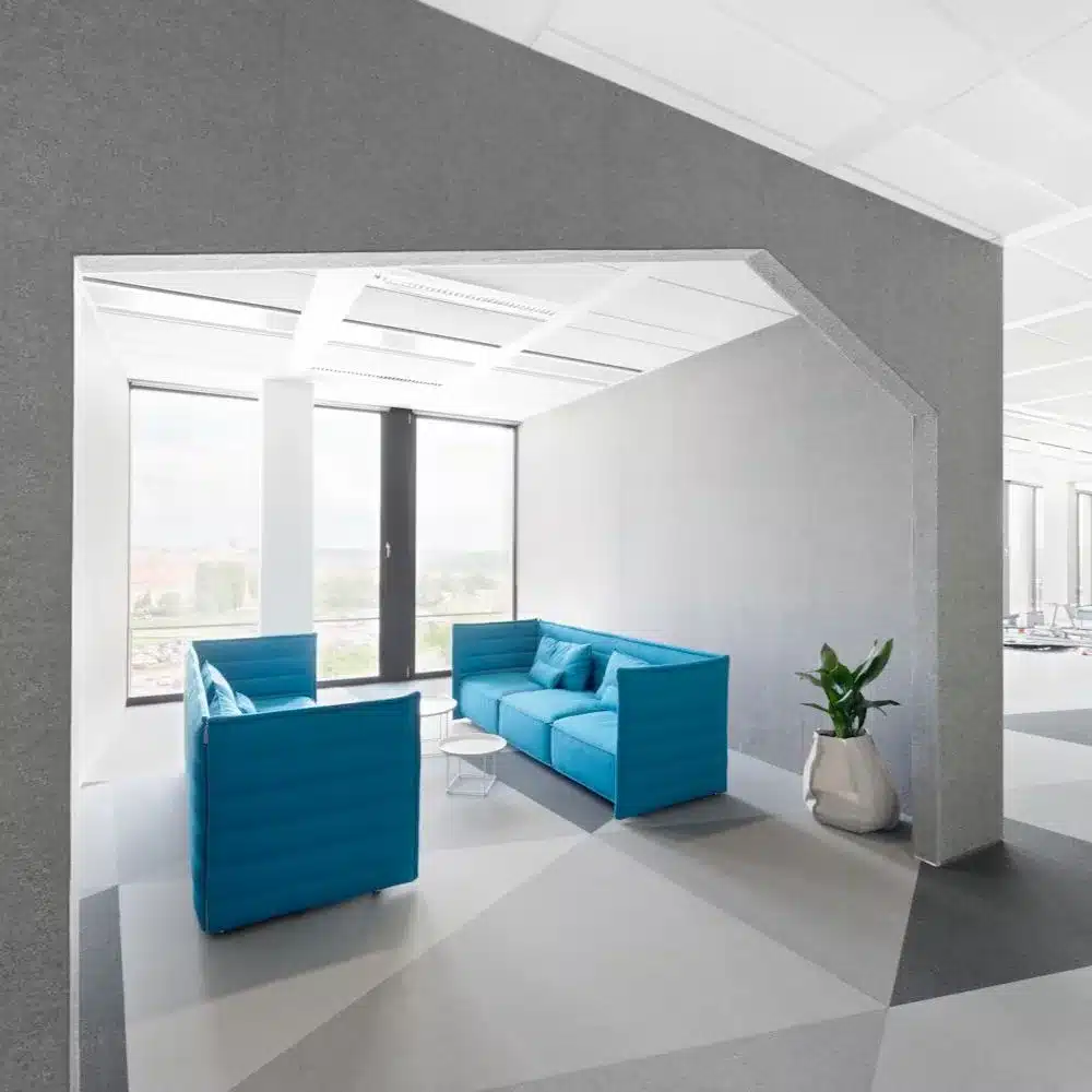 BuzziSkin acoustic wallpaper office space