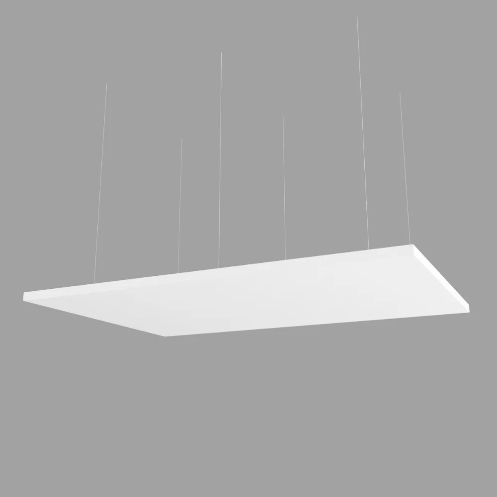 Acoustic suspended ceiling panel